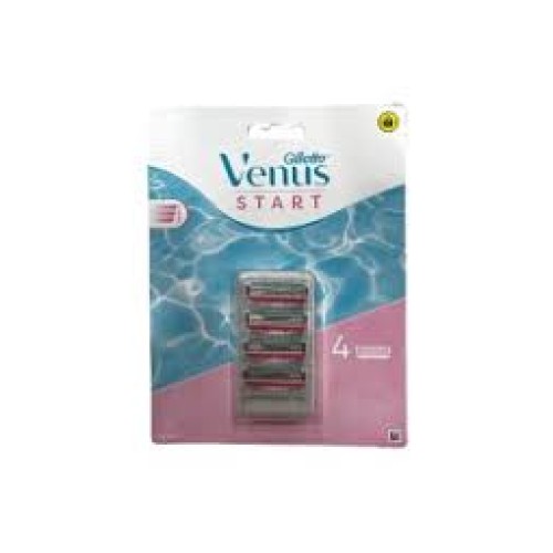 GILLETTE CARG AFEIT 4UD VENUS START C/10
 HOJAS DE AFEITAR Y CARGADORES